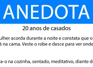 Anedota: 20 anos de casados