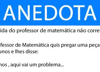 Anedota: A partida do professor de matemática não correu bem