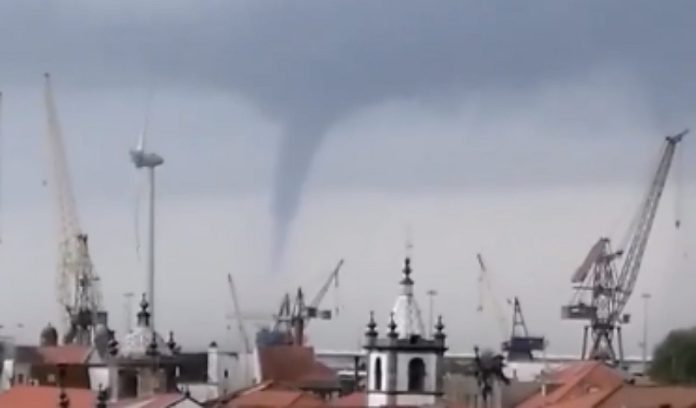 Tornado foi avistado no mar por população de Viana do Castelo