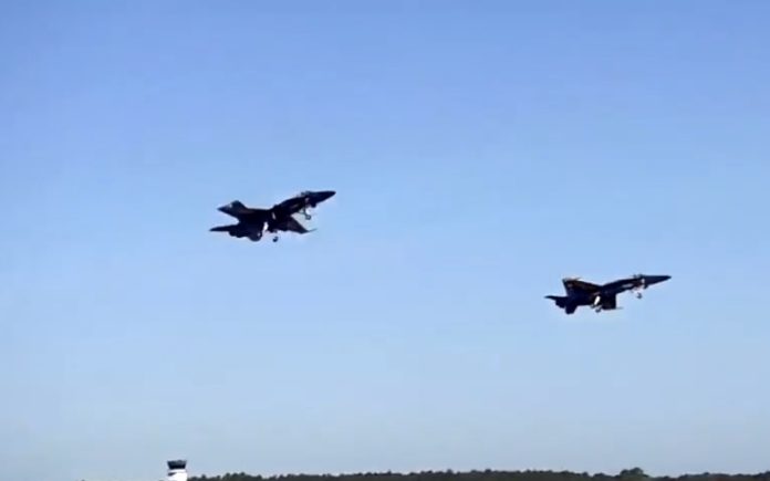 Caças homenageiam profissionais de saúde e sobrevoam Nova York e Filadélfia