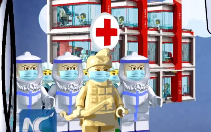 China faz vídeo com legos em resposta a Donald Trump