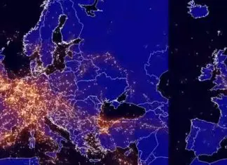 Imagens mostram as grandes diferenças no espaço aéreo durante a pandemia