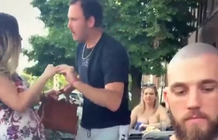 Mulher cai de bêbeda depois de almoço de convívio pós-quarentena