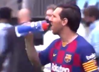 Vídeo revela tensão entre Messi e o treinador adjunto do Barcelona