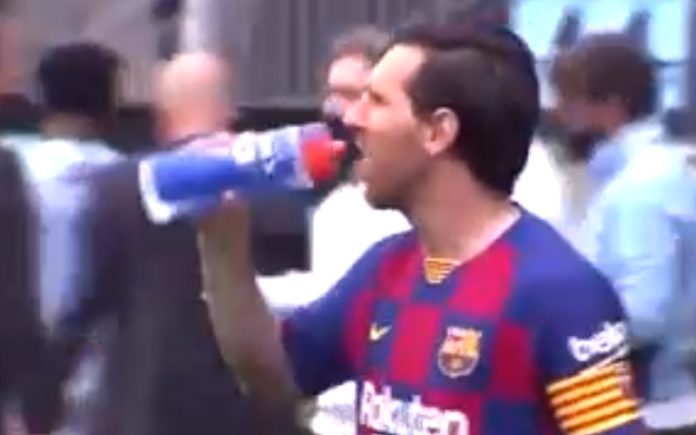 Vídeo revela tensão entre Messi e o treinador adjunto do Barcelona