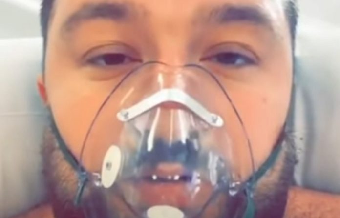 Britânico negava Covid-19 e agora está internado como caso grave Britânico negava Covid-19 e agora está internado como caso grave