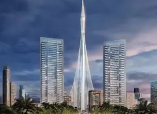 Dubai Creek Tower bate recorde mundial com 1300 metros de altura Dubai Creek Tower bate recorde mundial com 1300 metros de altura