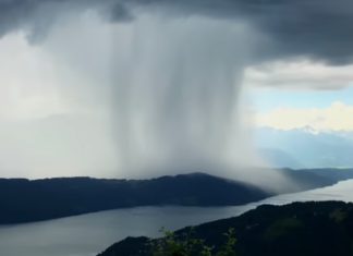 Fotógrafo capta imagens lindas de grande tempestade repentina