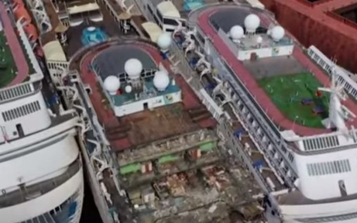 Vídeo mostra-nos um cemitério de navios de cruzeiro de luxo na Turquia
