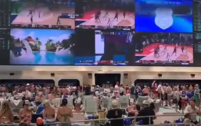 Las Vegas em grande festa com NCAA enquanto resto do mundo está em confinamento