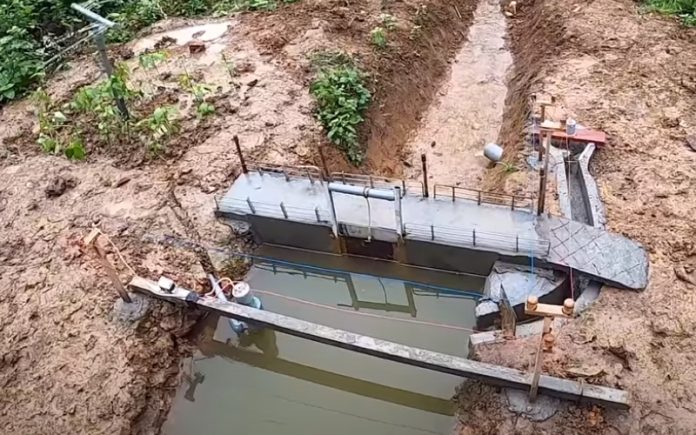 Vídeo mostra construção de barragem hidroelétrica em miniatura