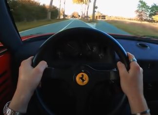 Condutor leva Ferrari F40 ao limite e conduz sem medos