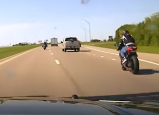 Motociclista fica sem gasolina quando fugia da polícia