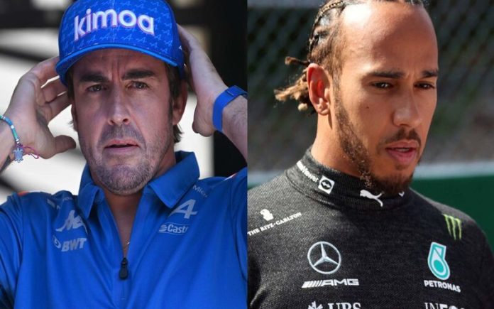 Lewis Hamilton entra em confronto com Fernando Alonso - Fórmula 1