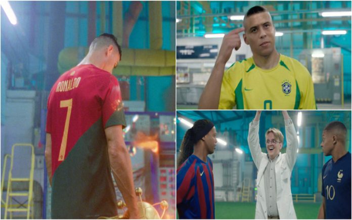 Nike arrasa em anúncio com CR7, Ronaldo Fenómeno, Mbappé e Ronaldinho
