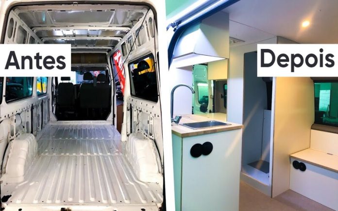 Português transforma Ford Transit numa autocaravana