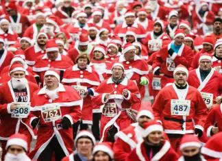 900 Pais Natais participam em corrida anual na Alemanha