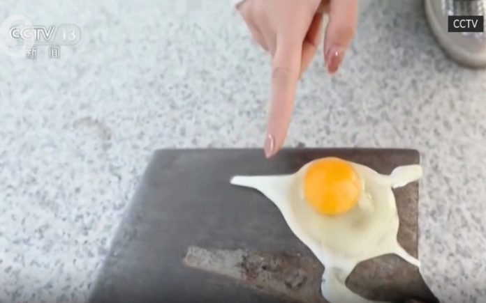 Cidade Chinesa sofre com temperaturas geladas ao ponto de deixar um ovo congelado