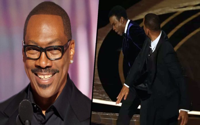 Eddie Murphy manda biqueirada a gozar com bofetada de Will Smith