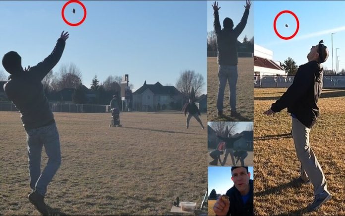 Homem apanha um rolo de salsicha com a boca e entra para o Guinness World Record