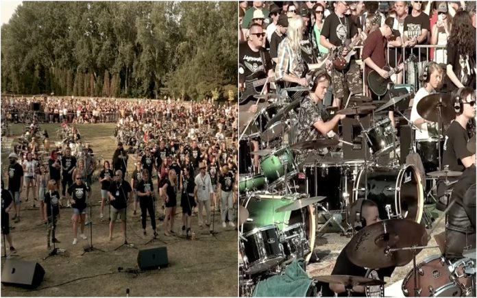 Músicos realizam homenagem a Chester dos Linkin Park ao tocaram e cantaram “New Divide”