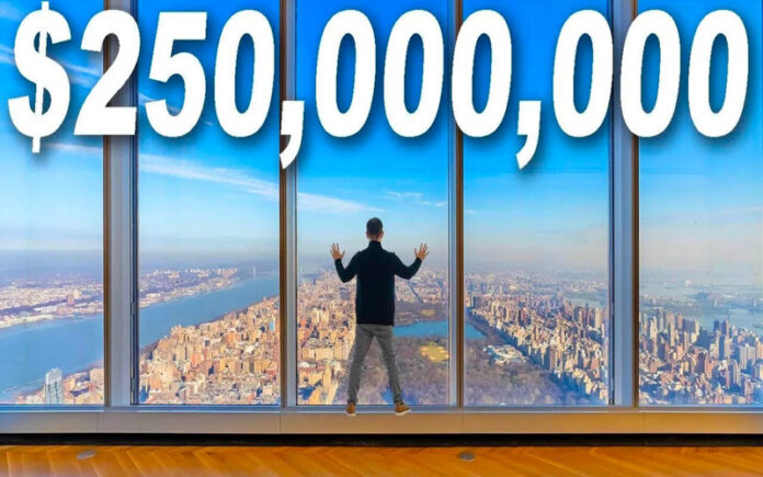 Apartamento mais caro do mundo custa 250 milhões de dólares