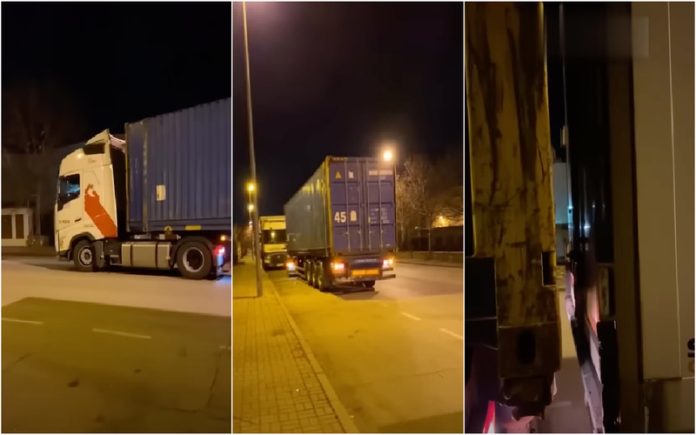 Camionistas trabalham em equipa de forma a que não sejam roubados