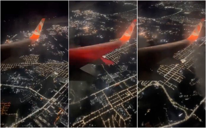 Comandante informa todos os passageiros que caranguejos invadiram a pista de aterragem