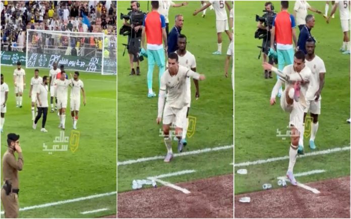 Cristiano Ronaldo fica indignado após derrota contra o clube de Nuno Espírito Santo