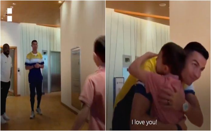 Cristiano Ronaldo realiza sonho de rapaz que sobreviveu ao sismo