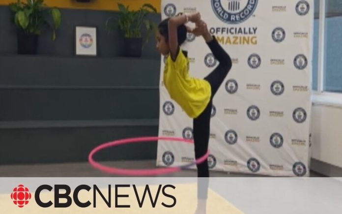 Habilidades de menina de 9 anos conquistam três recordes mundiais