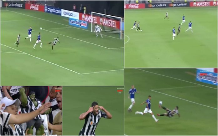 Hulk faz golo de classe mundial na vitória do Atlético Mineiro