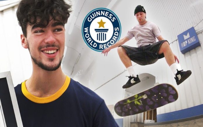 Skaters profissionais conquistam cinco títulos do Guinness World Records