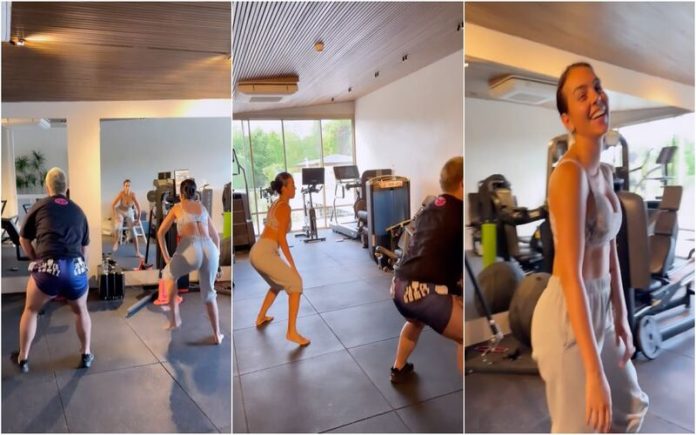 Georgina Rodriguez surpreende fãs com a sua primeira aula de twerk
