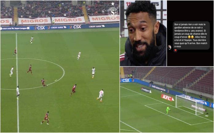 Golo do meio-campo inspirado por mensagem de fã nas redes sociais