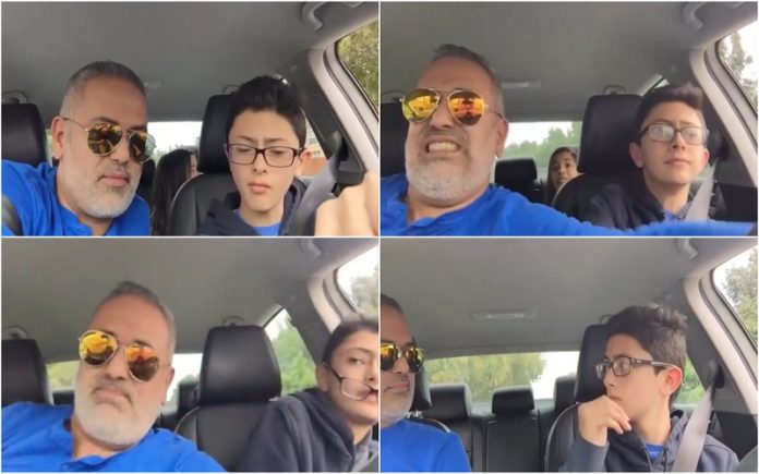 Aula de condução inusitada: Pai decide ensinar filho menor e acaba em desastre