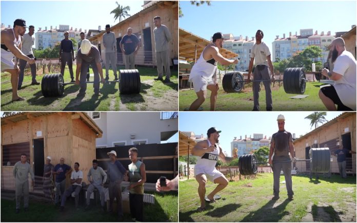 Trolhas surpreendem no levantamento de pesos e o momento fica viral