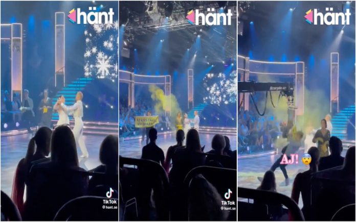 Ativista do clima passa por momento doloroso após invadir programa televisivo em direto