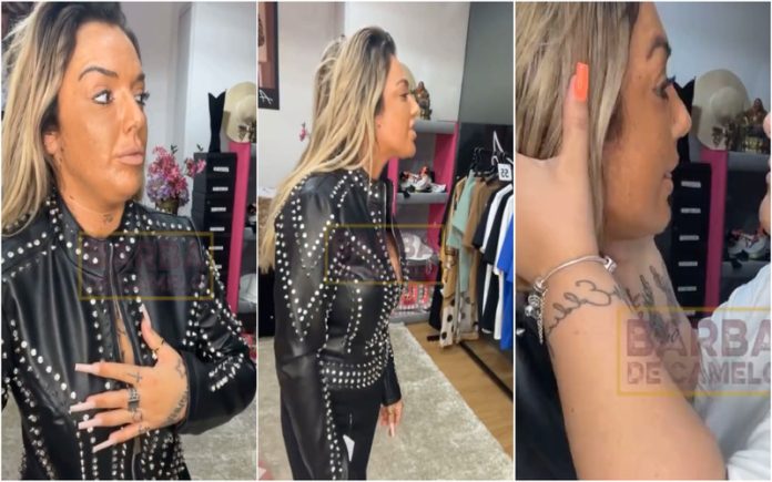 Confusão ao vivo durante a inauguração da nova loja de Cláudia Nayara