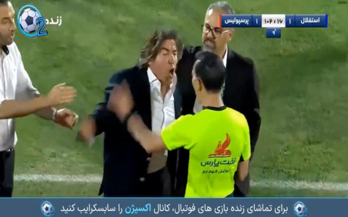 Sá Pinto protagoniza expulsão e tumulto na final da Taça do Irão