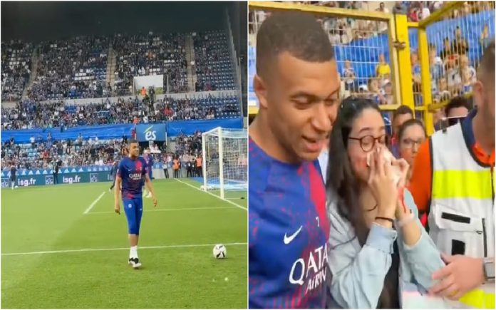Mbappé deixa adepta ferida e sua reação torna-se viral