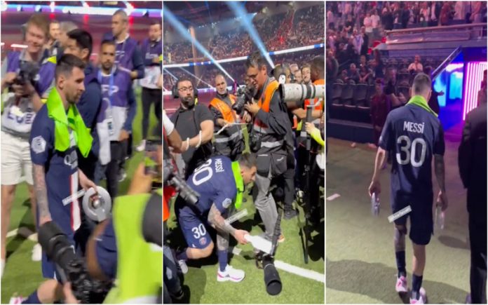 Lionel Messi é assobiado na despedida e deixa o campo discretamente