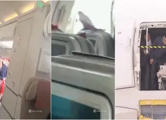 Pânico durante viagem de avião após passageiro abrir porta de emergência durante a aterragem