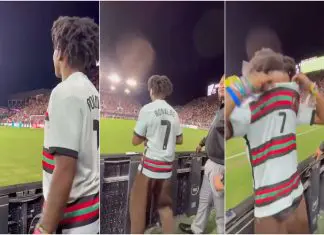 Fã de Ronaldo tem reação inesperada após golaço de Messi na estreia pelo Inter Miami