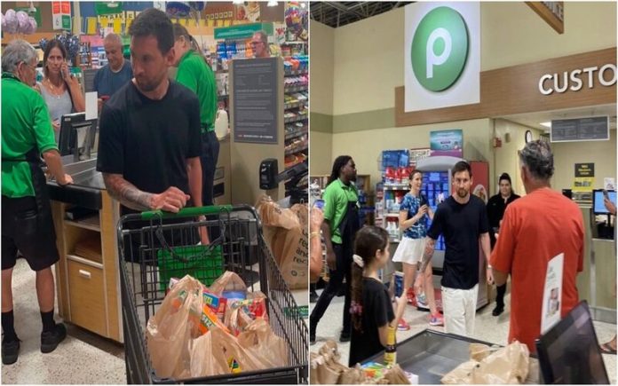 Surpresa em Miami: Clientes encontram Messi fazendo compras em supermercado