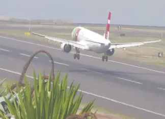 Momento tenso: Aterragem desafiadora de avião da TAP no Aeroporto da Madeira