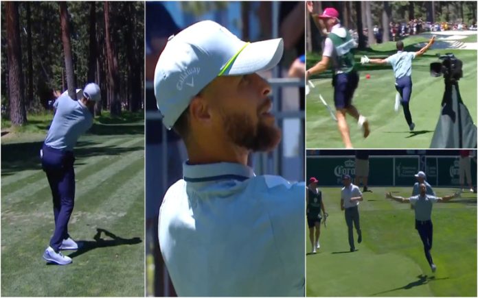 Stephen Curry faz um Hole-in-One em torneio de golfe e há quem diga que ele não é humano