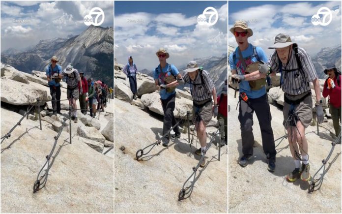 Homem com 93 anos escalou o pico de uma montanha no Parque de Yosemite