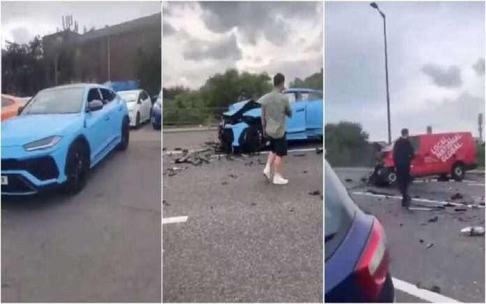 Jovens alugam Lamborghini para baile de finalistas e acabam por ter um acidente