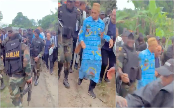 Mbappé visitou a aldeia do pai nos Camarões e teve uma receção caótica